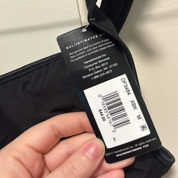 Bali Comfort Black Bra - Picture 5 of 8